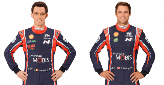 THIERRY NEUVILLE E ANDREAS MIKKELSEN AL MONSTER ENERGY MONZA RALLY SHOW
