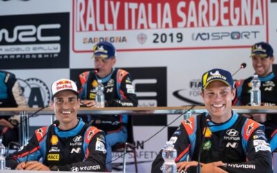 DANI SORDO E ANDREAS MIKKELSEN AL MONZA RALLY SHOW CON LA HYUNDAI MOTORSPORT