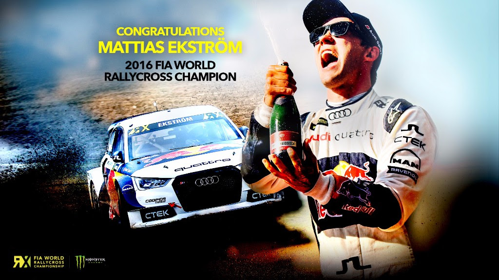 FIAWRX : MATTIAS EKSTROM E’ CAMPIONE 2016