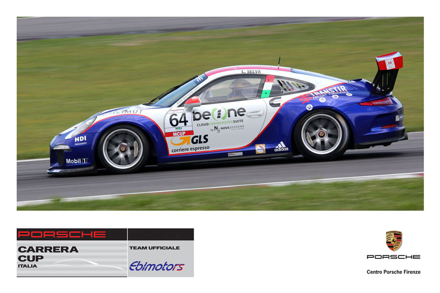 NUOVA COLLABORAZIONE TRA EBIMOTORS E CENTRO PORSCHE FIRENZE NELLA CARRERA CUP ITALIA