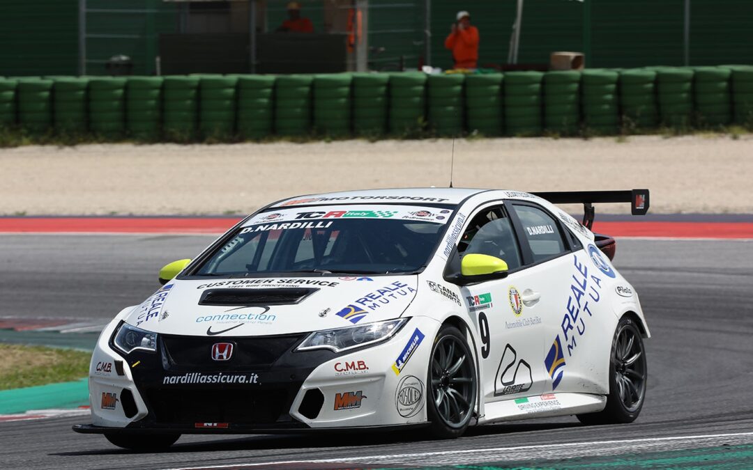 DAVIDE NARDILLI CON SAMUELE PICCIN SULLA HONDA CIVIC TCR IN COPPA ITALIA