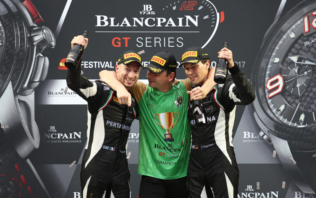BORTOLOTTI , ENGELHART E GRASSER RACING TEAM CAMPIONI BLANCPAIN GT SERIES 2017