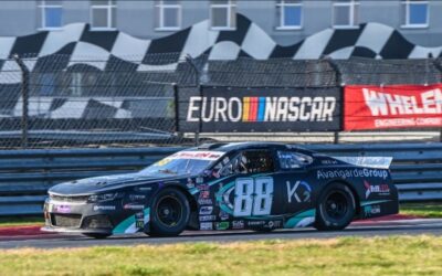 Max Lanza in corsa per il titolo Challenge nelle finali di Zolder